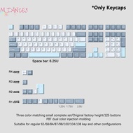 MIZ 126 Phím Đôi Bắn Keycap Pbt Anh Đào Trò Chơi Cơ Khí Bàn Phím Cho MX Chuyển Đổi Keycap Gmk67 Gmk8