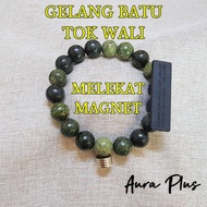 Gelang Batu Tok Wali / Tabasheer / Melekat Magnet (6~12 mm) 100% ASLI