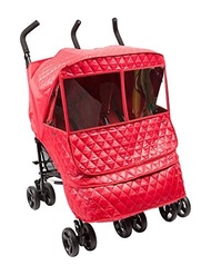 Manito Castle Alpha Twin Stroller Weather Shield (Red)