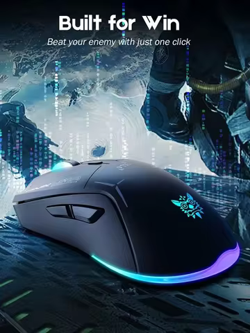 ONIKUMA 2025 New Wireless Mouse Dual-mode Laser 2.4G Game Mechanical Computer E-sports Office Home C