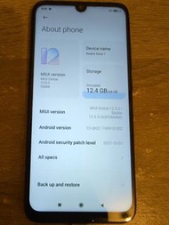 平放紅米redmi note7（4GB+64GB）