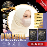 Ready Stock Medishield Mask Duckbill 6D Disposable Adult Viral Mask Face Mask