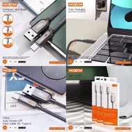 Moxom LX-CB815 LX-CB814  type-C phone cable 6A auto power off 100W data cable QC4.0/ 3.0 led light 1