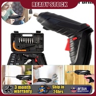 （47PCS）Cordless Electric Screwdriver Drill Mini Hand Dril Set Rechargeable Repair Tools Screw Driver