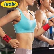 LUOLV Wrist Guard, High Elasticity Sweat Absorption Jacquard Sports Wrist Guard, Durable Polyester Anti Sprain Jacquard Wristband Wrap