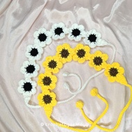Crochet Flower Headband | Crochet by Ashley