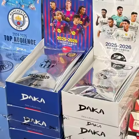 Genuine Daka 2025-26 Real Madrid Barcelona Top Audience Series 2 Collection Card Messi Mbappe Yamal 