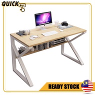 QuickBuy Writing Desk Computer Desk PC Laptop Table Workstation Study Home Office With Storage - N235