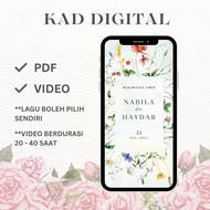 KAD KAHWIN DIGITAL | DIGITAL WEDDING CARD | E-CARD