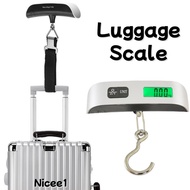 Luggage Scale Electronic LCD 50KG Travel Bag Portable Suitcases Weight Scale