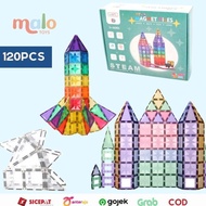 MNTL Star Magnetic Tiles 108 120 PCS PASTEL TRANSPARENT CLASSIC Toys
