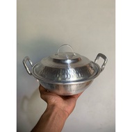 20cm aluminum forged lid pan boyolali