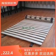 Solid Wood Foldable Bed Board Single Bed Floor Plate Lunch Break Wooden Board Mattress Simple Tatami Hard Board Storage Bed Board