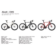 ALCOTT CW5 CARBON ROAD BIKE COME WITH WARRANTY & FREE GIFT