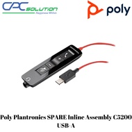 Poly Plantronics SPARE Inline Assembly C5200 USB-A