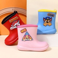 AT/🪁Paw Patrol Cartoon Rain Boots Children Non-Slip Rain Boots Boys Cute Kindergarten Girls Children Waterproof Shoes Ch