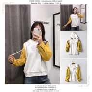 White Yellow Hoodie Sweater Top 5673 (SPECIAL PRICE)