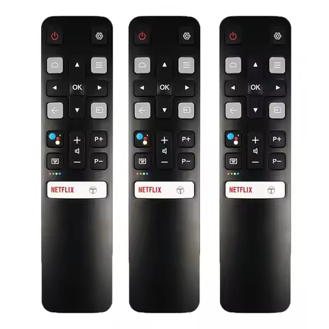 3pcs RC802V Replaced IR Remote No Voice Fit for TCL Android TV 40S330 32S330 40S334 32S334 70S430 32