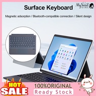 [MIYI]  Bluetooth-Compatible Keyboard with Backlight Ergonomic Design Trackpad Rechargeable Long Standby Keyboard for Microsoft Surface Go 3/for Surface Go 2/for Surface Go