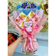 Pocky Love Bouquet / Snack Bouquet / Love Snack Valentine's Gift / Love Snack Bouquet / Snack Box / 