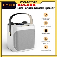 Mudah Alih S882/P889 Karaoke Bluetooth Pembesar Suara Mudah Alih Dual 2 Mikrofon Wayarles Mic 3D Ste