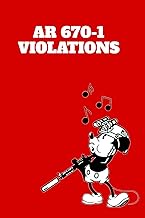 AR 670-1 VIOLATIONS: Army notebook Willy Red
