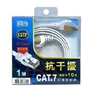 Q Style Cat.7 SSTP超薄網路線-1米(白) FRJ-701QS