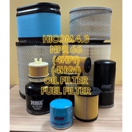 HICOM 4.3 NPR66 NQRV1 Oil Fuel Filter