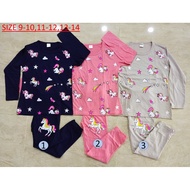 KIDS GIRLS PYJAMAS UNICORN