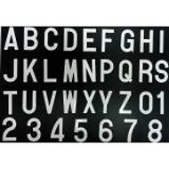 1Pcs Standard JPJ saiz Nombor Plat Motor JPJ APProve Number car Plate Alphabet / Flat Surface Number