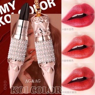 Black Lip Color Changing 3 IN1 AG&AG THE QUEEN Admirs LIPSTICK 3.8 G 3 in 1 Waterproof Moisturizing 