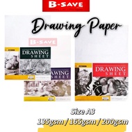 CP A3 Drawing Paper Sheets 135gsm 165gsm 200gsm 300gsm 20's/30's