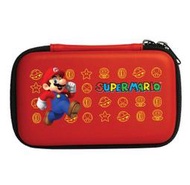3DS 超級瑪利歐 SUPER  MARIO  瑪莉歐兄弟 主機包 防撞包 硬殼包 收納包 紅色 (NDS NDSi可用)