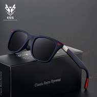 【ESS】แว่นกันแดดโพลาไรซ์ UV400สำหรับผู้ชายผู้หญิง,แว่นตากันแดดมีกระจกบังแดดแนววินเทจสำหรับผู้ชายและผู้หญิง