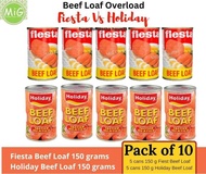 Beef Loaf Overload 5 cans 150g Fiesta Beefloaf and 5 cans 150g Holiday Beefloaf