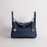 Hermes Lindy 26 Clemence 2Z Blue Nuit PHW