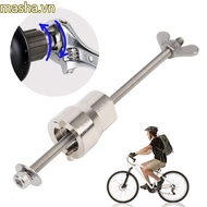 Bike Hub Repair Tool, Stainless Steel Silver Hub Body Remover, Durable Card Slot 4mm Hub Disassembly