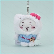 XS1 Sanrio x Chiikawa usagi Hachiware Furuhonya Cute Dress-Up Cartoon Plushie Bag Charm Kawaii Keych