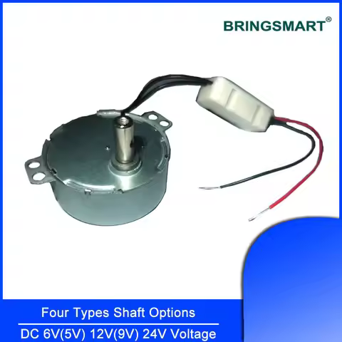 JS-50B BLDC Motor DC Micro Motor 5V/6V 9V/12V 24V Motor Fixed Speed 0.9-60rpm For Display Stand Auto