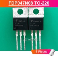 6 chiếc bóng bán dẫn fdp 047n08 220 fdp047n08 to220 75V/164a n-kênh mosfet mới IC gốc
