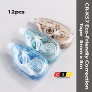 CR-K57 Eco-Friendly Correction Tape 5mm x 8m [12 pcs]