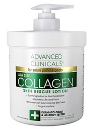 Advanced clinicals collagen skin rescue lotion 全新
