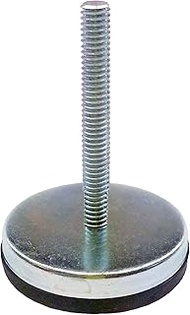 J.W. Winco Glide-Rite WG-016-EL Series IIG-EL Steel Threaded Stud Type Industrial Glide with Elastom
