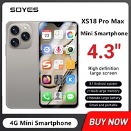 SOYES XS18 Pro Max Mini Smartphone 4.3Inch 2GB RAM+16GB ROM 4G Network Full Band 2750mAh Mobile phon