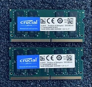 95%新 原裝 Crucial Micron DDR4 32Gb (16Gb x2)  2400MHz SODIMM 記憶體Laptop 筆記本用  Apple Mac mini iMac *NAS可