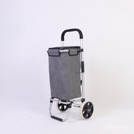 Pull Cart Shopping Cart Luggage Shopping Portable Large Multifunctional Capacity Household Wheel Han