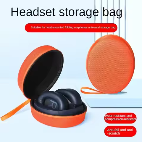 Portable Hard EVA Storage Bag for QCY H3/H4/Edifier/Sony WH-1000XM5 Headphone Box Travel Carrying Ca
