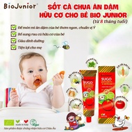 Sốt Cà Chua Hữu Cơ Cho Bé Bio Junior 150g, Sốt Cà Chua Organic BioJunior Cho Bé ăn Dặm, Thơm Ngon Nu