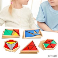 [Bilibili1] Wooden Geometry Puzzle Geometric Shape Learning Toy Montessori Toy