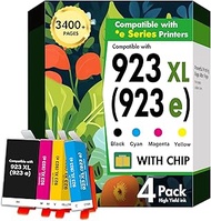 923 923XL 8130e Ink Cartridges Combo Pack: Replacement for HP 923e 923XL 923 Ink Cartridges for HP P